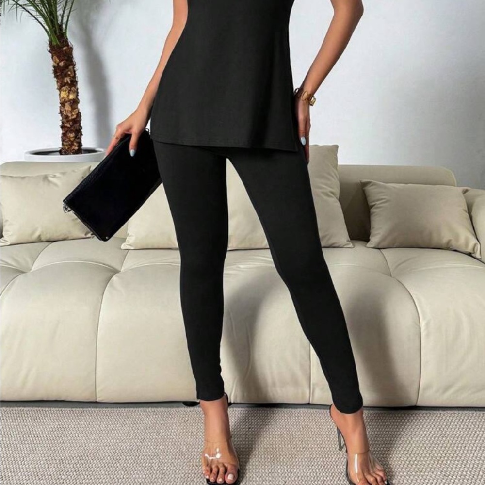 SHEIN Black Women's Leggings set